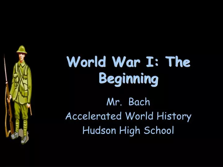 world war i the beginning