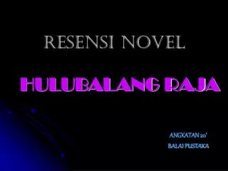 resensi novel