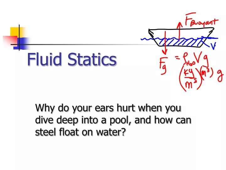 fluid statics