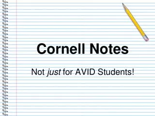 Cornell Notes