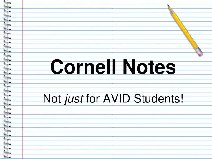 cornell notes