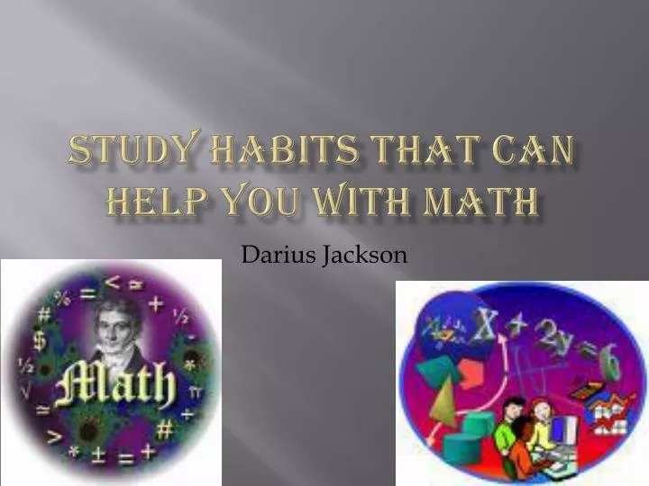 study habits that can help you with math