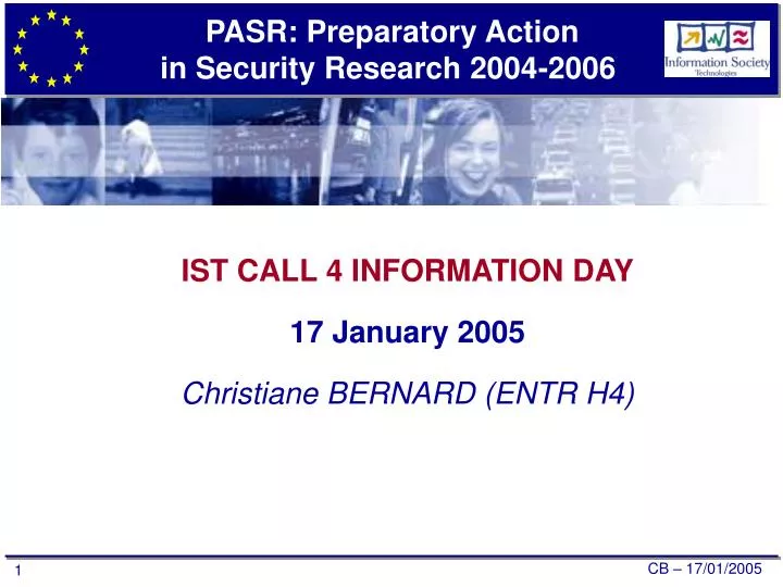 pasr preparatory action in security research 2004 2006