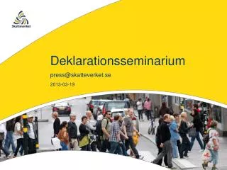 deklarationsseminarium