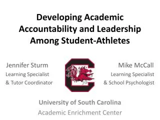 Developing Academic Accountability and Leadership Among Student-Athletes