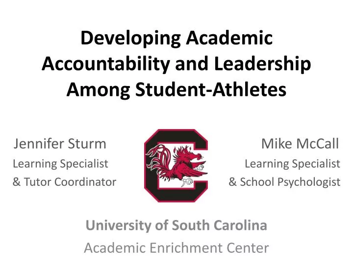 developing academic accountability and leadership among student athletes