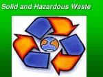 Solid and Hazardous Waste - slide 1