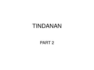 tindanan