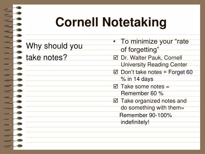 cornell notetaking
