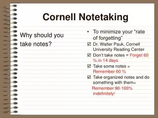 cornell notetaking