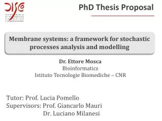 PhD Thesis Proposal
