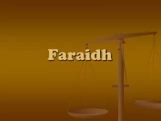 faraidh