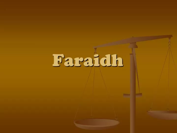 faraidh