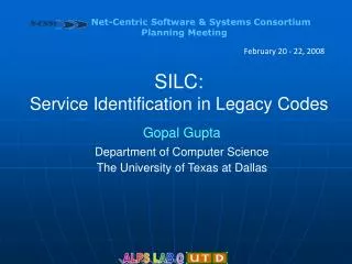 SILC: Service Identification in Legacy Codes