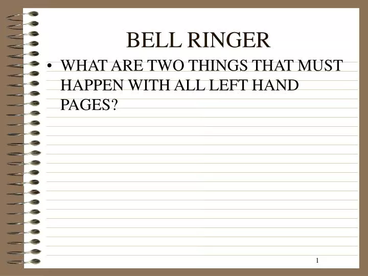 bell ringer