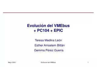 evoluci n del vmebus pc104 epic
