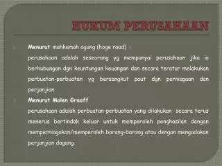 hukum perusahaan