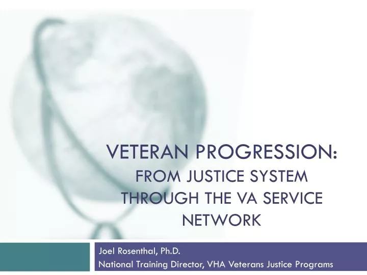 veteran progression from justice system through the va service network