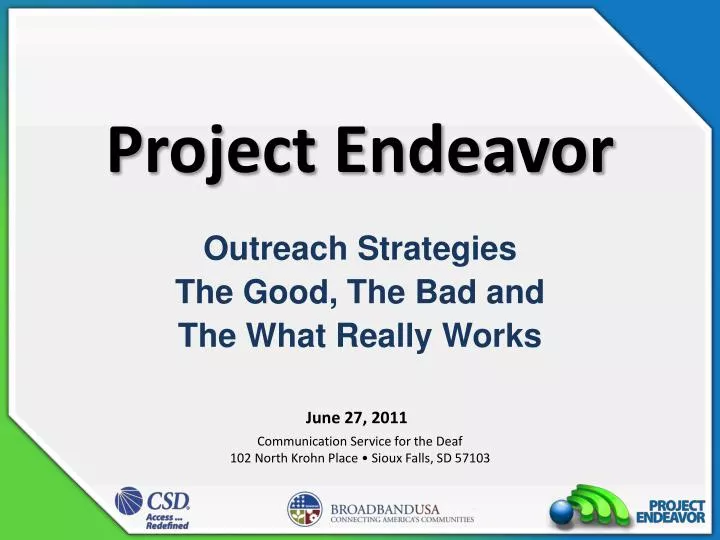 project endeavor