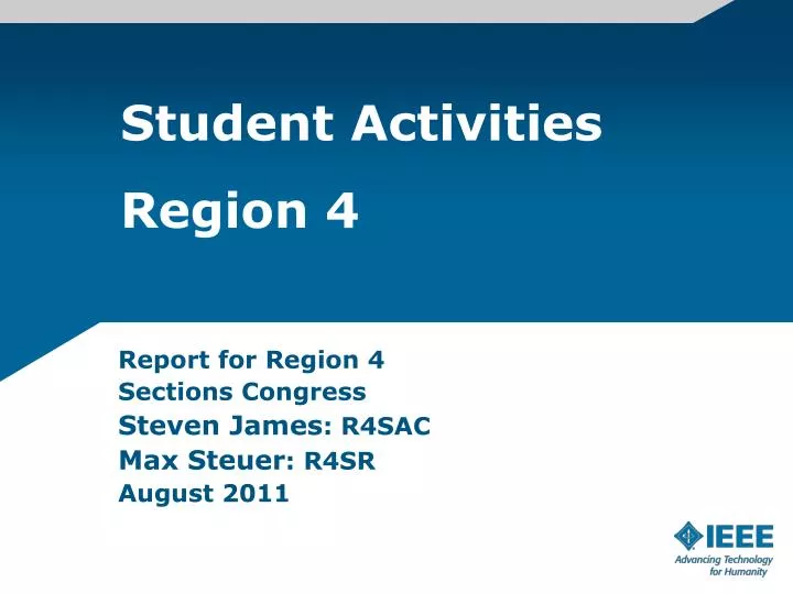 student activities region 4