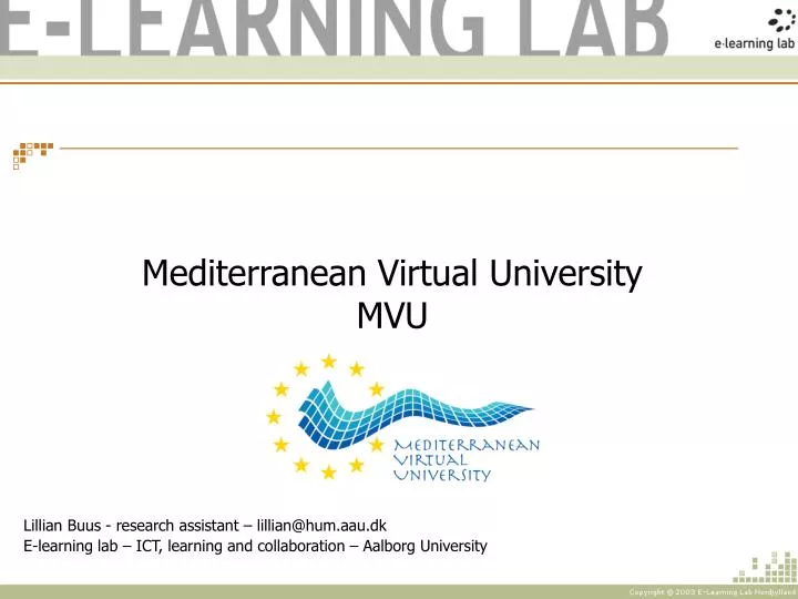 mediterranean virtual university mvu