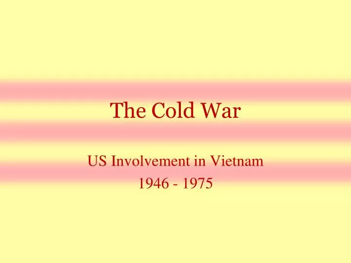 the cold war