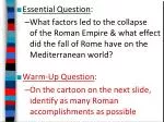 Essential Question : - slide 1