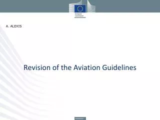 Revision of the Aviation Guidelines