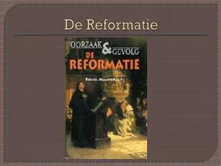 de reformatie