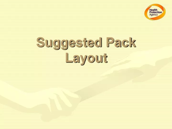suggested pack layout