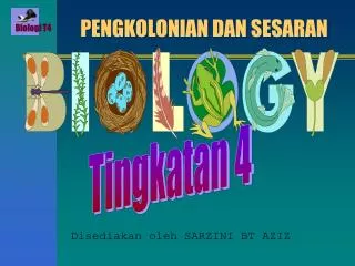 pengkolonian dan sesaran