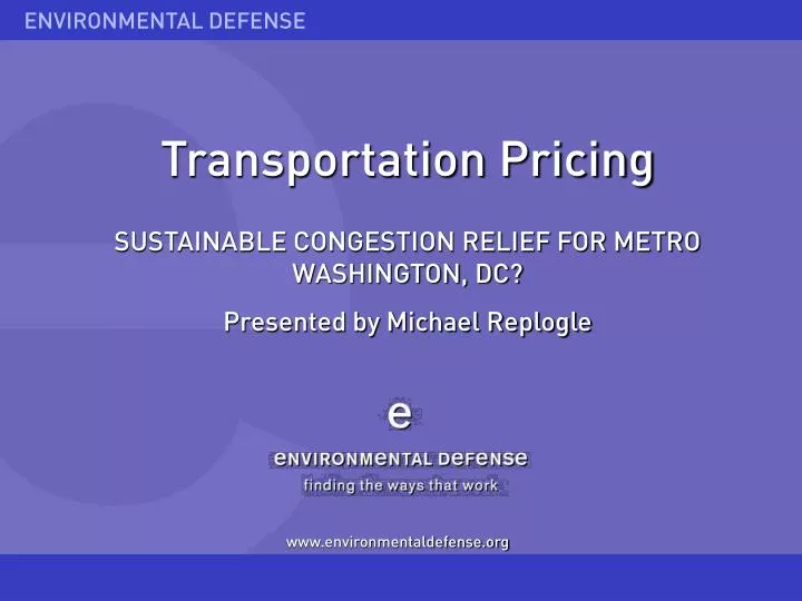 transportation pricing