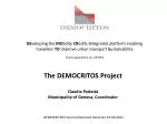 DEMOCRITOS - slide 1