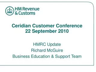 Ceridian Customer Conference 22 September 2010