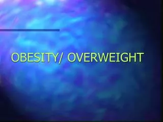 obesity overweight