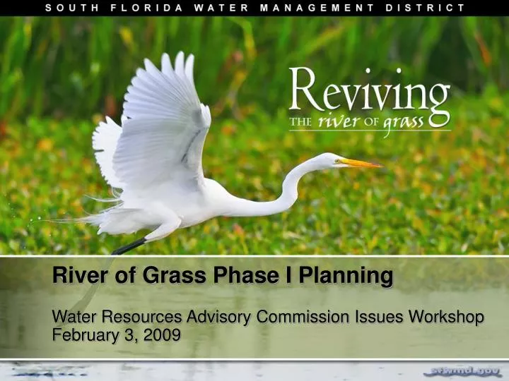river of grass phase i planning