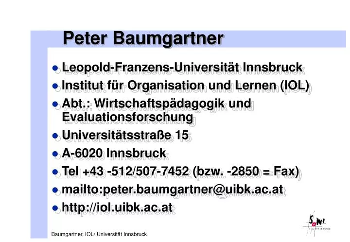 peter baumgartner