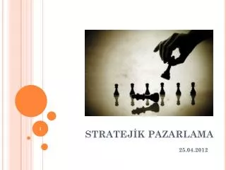 stratej k pazarlama