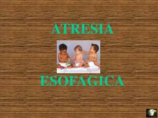 atresia esofagica