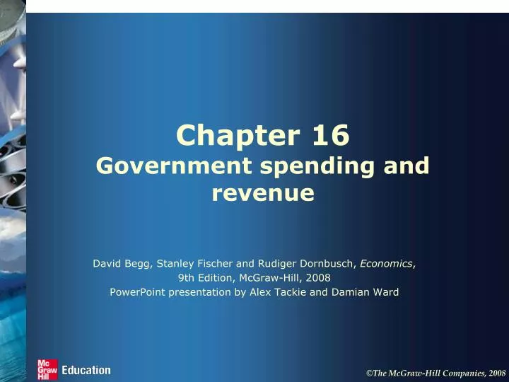 chapter 16 government spending and revenue