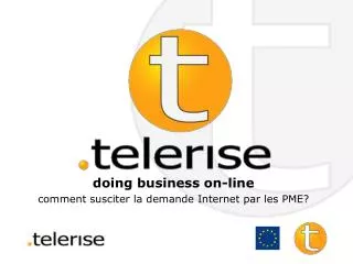 doing business on-line comment susciter la demande Internet par les PME?