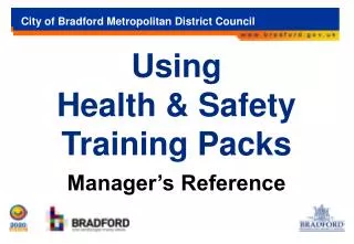 Using Health &amp; Safety Training Packs