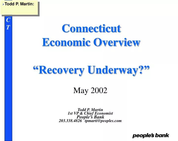 connecticut economic overview recovery underway