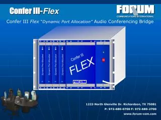 Confer III- Flex