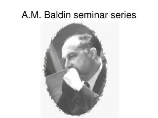 A.M. Baldin seminar series
