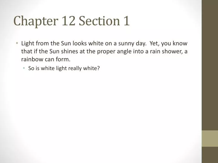 chapter 12 section 1