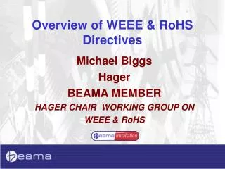 Overview of WEEE &amp; RoHS Directives