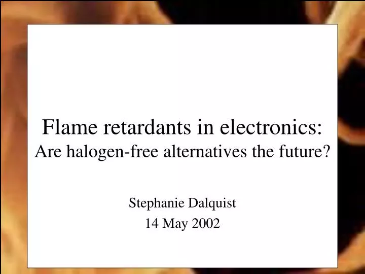 flame retardants in electronics are halogen free alternatives the future