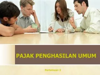 pajak penghasilan umum