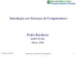 Introdução aos Sistemas de Computadores - slide 1